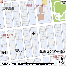 株式会社角弘盛岡支店周辺の地図