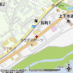 岩手県宮古市長町周辺の地図