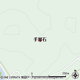 秋田県仙北市田沢湖梅沢手習石周辺の地図