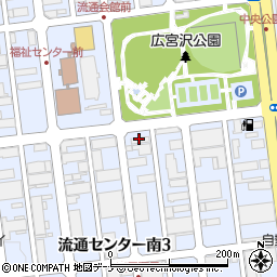 中外機工株式会社　盛岡支店周辺の地図