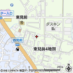 岩手県盛岡市東見前４地割4-23周辺の地図