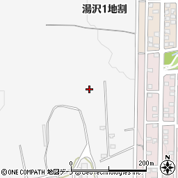 岩手県盛岡市湯沢１地割周辺の地図