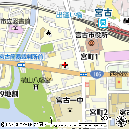 トマト＆オニオン 宮古店周辺の地図