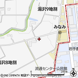 岩手県盛岡市湯沢９地割15周辺の地図