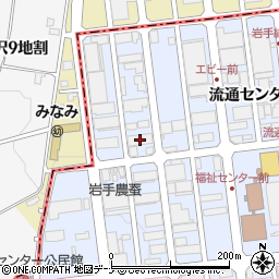 第一機材株式会社　盛岡営業所周辺の地図