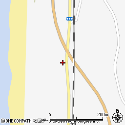 秋田県秋田市下浜桂根浜田113周辺の地図