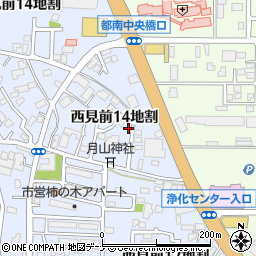 岩手県盛岡市西見前１４地割134周辺の地図