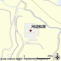秋田県秋田市河辺松渕1-3周辺の地図
