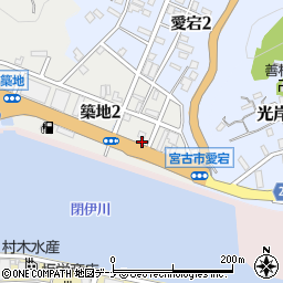 株式会社天治堂　宮古店周辺の地図