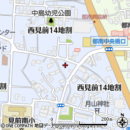 岩手県盛岡市西見前１４地割38周辺の地図