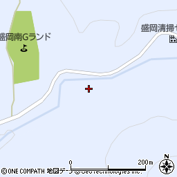 大沢川周辺の地図
