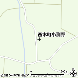 秋田県仙北市西木町小渕野小渕野周辺の地図