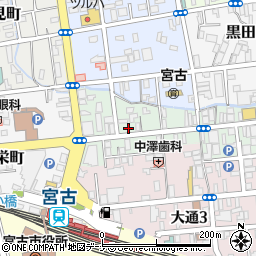 株式会社平成ＧＵＡＲＤ　宮古営業所周辺の地図