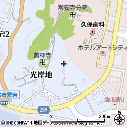 湊大杉神社周辺の地図