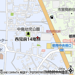 岩手県盛岡市西見前１４地割1-63周辺の地図