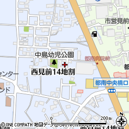 岩手県盛岡市西見前１４地割1-59周辺の地図