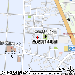 岩手県盛岡市西見前１４地割1-53周辺の地図