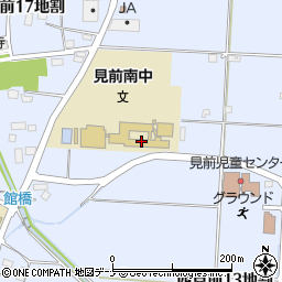 盛岡市立見前南中学校周辺の地図