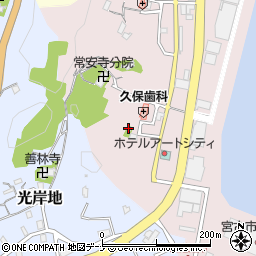 稲荷神社周辺の地図