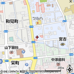 三社タクシー周辺の地図