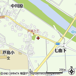 秋田県秋田市河辺戸島七曲下97-1周辺の地図