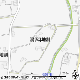 岩手県盛岡市湯沢７地割周辺の地図