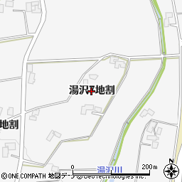 岩手県盛岡市湯沢（７地割）周辺の地図