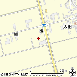 秋田県秋田市雄和田草川鱸155-78周辺の地図