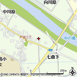 秋田県秋田市河辺戸島中川原7周辺の地図