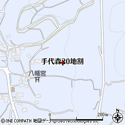 岩手県盛岡市手代森２０地割周辺の地図