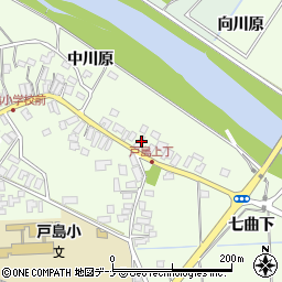 秋田県秋田市河辺戸島中川原88周辺の地図