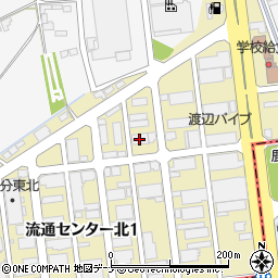東京エコール盛岡営業所周辺の地図