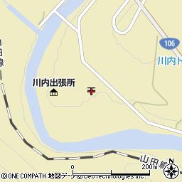 陸中川内郵便局 ＡＴＭ周辺の地図