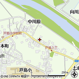 秋田県秋田市河辺戸島中川原29周辺の地図