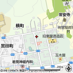 宮古新町郵便局周辺の地図