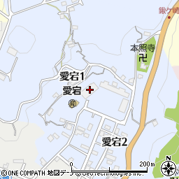 岩手県宮古市愛宕周辺の地図