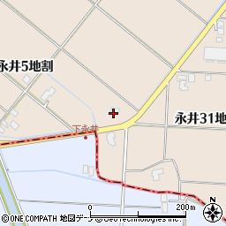 岩手県盛岡市永井５地割周辺の地図