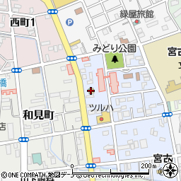 ローソン宮古保久田店周辺の地図