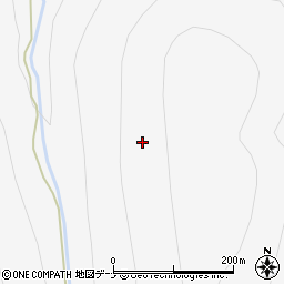 岩手県岩手郡雫石町御明神赤滝黒滝沢周辺の地図