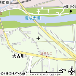 秋田県秋田市河辺戸島藤島周辺の地図
