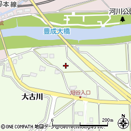秋田県秋田市河辺戸島（藤島）周辺の地図