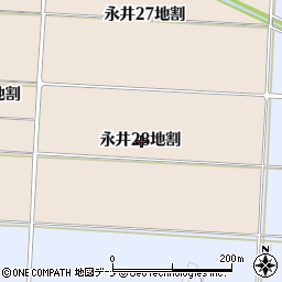 岩手県盛岡市永井２８地割周辺の地図