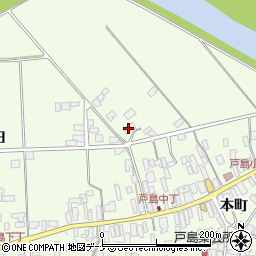 秋田県秋田市河辺戸島中川原105周辺の地図