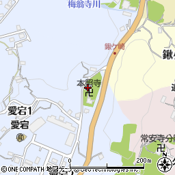 本照寺周辺の地図