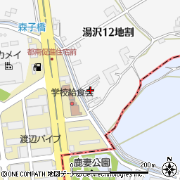 岩手県盛岡市湯沢（１１地割）周辺の地図