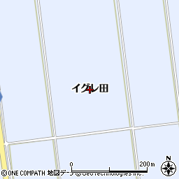 秋田県秋田市豊岩豊巻（イグレ田）周辺の地図