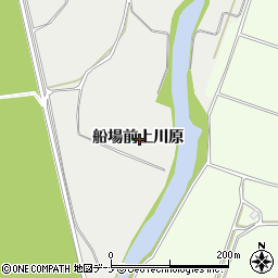 秋田県秋田市四ツ小屋船場前上川原周辺の地図