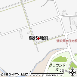 岩手県盛岡市湯沢３地割周辺の地図