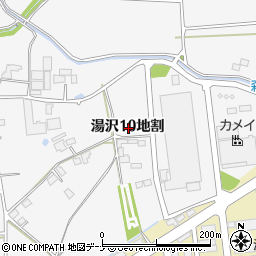 岩手県盛岡市湯沢１０地割周辺の地図