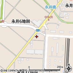 岩手県盛岡市永井３１地割6-1周辺の地図